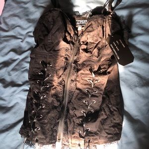 Tripp nyc corset shirt